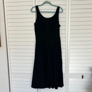 A New Day  Black linen Sleeveless Dress